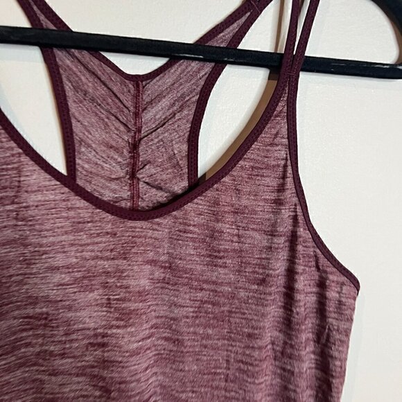 Lululemon burgundy space dye singlet tank top - Picture 2 of 4
